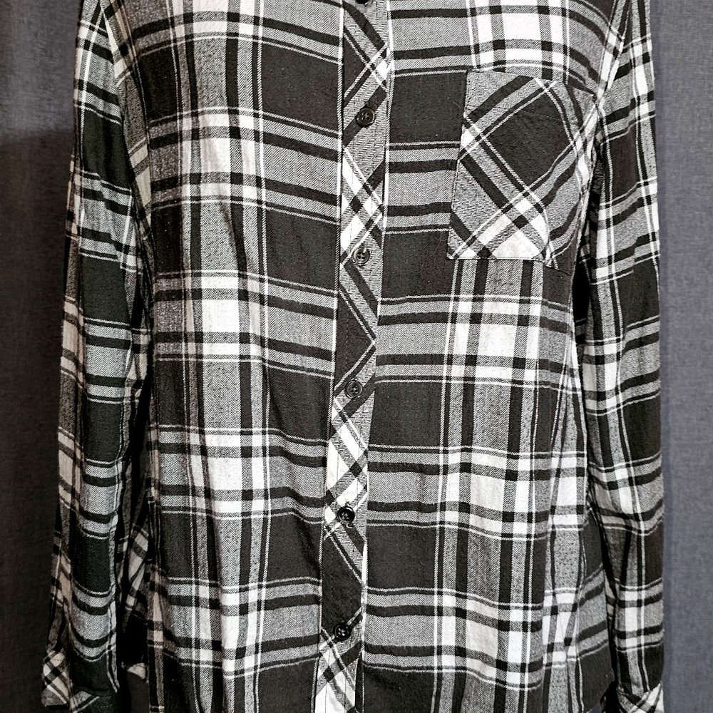 Plaid Button Down Long Sleeve